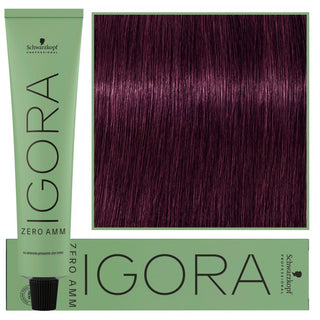 Schwarzkopf Professional Igora Zero Amm Hiusväri 60ml 4-99 | Keskiruskea Extra Violetti 