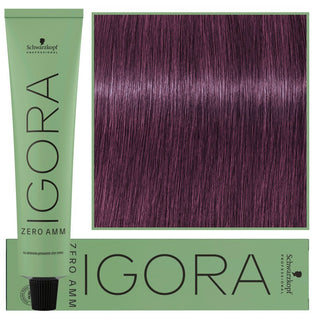 Schwarzkopf Professional Igora Zero Amm Hiusväri 60ml 6-99 | Tumma violetti blondi extra 