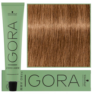 Schwarzkopf Professional Igora Zero Amm Hiusväri 60ml 7-60 | Keskiruskea Luonnollinen Suklaablondi 