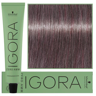Schwarzkopf Professional Igora Zero Amm Hiusväri 60ml 8-19 | Vaalea Tuhka Violetti 