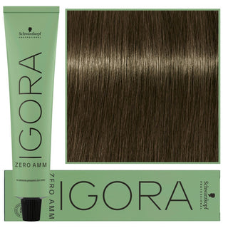 Schwarzkopf Professional Igora Zero Amm Hiusten Värjäys 60ml 6-31 | Tuhka Tumma Matta Blond 