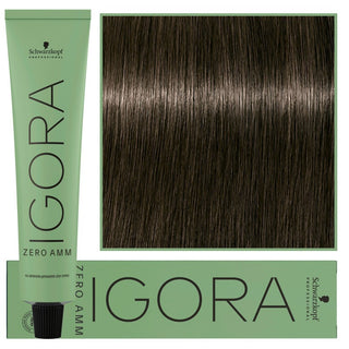 Schwarzkopf Professional Igora Zero Amm Hiusväri 60ml 5-1 | Vaalea Tuhkanruskea 