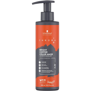 Schwarzkopf Chroma ID Farbmaske 300ml 7-77 Brillantes Kupfer 