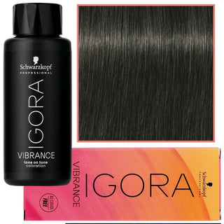 Schwarzkopf プロフェッショナル イゴラ ヴァイブランス – アンモニア不使用の半永久カラー 60ml 5-21 |ライトブラウンアッシュセンタール