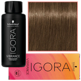 Schwarzkopf Professional Igora Vibrance – Puolipysyvä ammoniakiton hiusväri 60ml 7-42 | Keskivaalea beige tuhka 