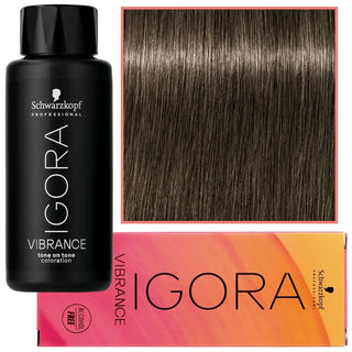 Schwarzkopf Professional Igora Vibrance – Ammoniakiton puolipysyvä väri 60ml 7-1 | Keskivaalea tuhka 