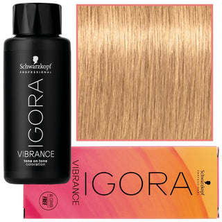 Schwarzkopf Professional Igora Vibrance – Puolipysyvä ammoniakiton hiusväri 60ml 9.5-4 | Beige 