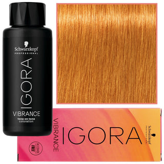 Schwarzkopf Professional Igora Vibrance – Semi-permanente kleur zonder ammoniak 60ml 9-7 | Extra Licht Koperblond 