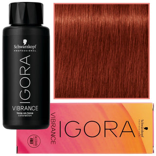 Schwarzkopf Professional Igora Vibrance – Ammoniakiton puolikestävä hiusväri 60ml 7-88 | Keskivaalea Ekstra Punainen 