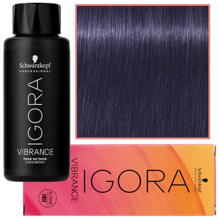 Schwarzkopf Professional Igora Vibrance – Tinte semipermanente sin amoníaco 60ml 0-22 | Concentrado ceniza 
