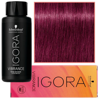 Schwarzkopf Professional Igora Vibrance – Puolipysyvä ammoniakiton hiusväri 60ml 0-89 | Punavioletti tiiviste 