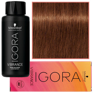 Schwarzkopf プロフェッショナル イゴラ ヴァイブランス – アンモニア不使用の半永久カラー 60ml 5-67 |ライトチョコレートブラウンコッパー