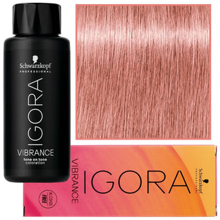 Schwarzkopf Professional Igora Vibrance – Puolipysyvä ammoniakiton hiusväri 60ml 9.5-46 | Beige-Suklaa 