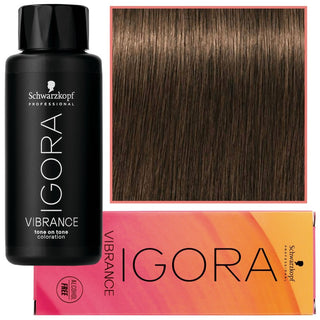 Schwarzkopf Professional Igora Vibrance 5-4 Castano Chiaro Beige 60ml — Tinta semipermanente