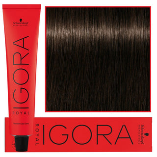 Schwarzkopf Professional Igora Royal Pysyvä Hiusväri 60ml 4-0 | Keskiruskea Luonnollinen 