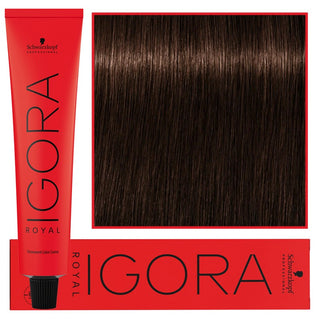 Schwarzkopf Professional Igora Royal Pysyvä hiusväri 60 ml 4-6 | Keskiruskea suklaa 