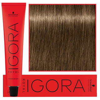 Schwarzkopf Профессиональная стойкая краска для волос Igora Royal 60мл 7-00 | Экстра натуральный средний блондин 