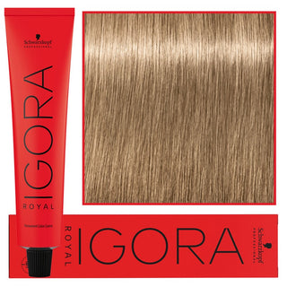 Schwarzkopf Professional Igora Royal Tinte Permanente para Cabello 60ml 8-0 | Rubio Claro Natural 