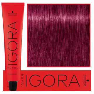 Schwarzkopf Igora Royal Professional Vopsea de păr permanentă 60 ml 9-98 | Blond extra deschis violet roșu 