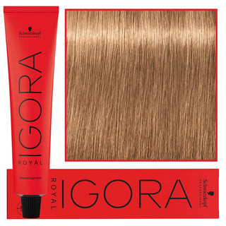 Schwarzkopf Igora Royal Professional Vopsea permanentă de păr 60 ml 8-65 | Blond ciocolatiu deschis auriu 