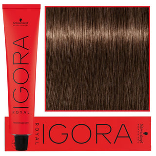 Schwarzkopf Professional Igora Royal pysyvä hiusväri 60 ml 6-46 | Tumma beige suklaanvaalea 