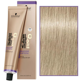 Schwarzkopf BlondMe Lifting - βαφή αποχρωματισμού για ξανθά μαλλιά 60 ml στάχτη 