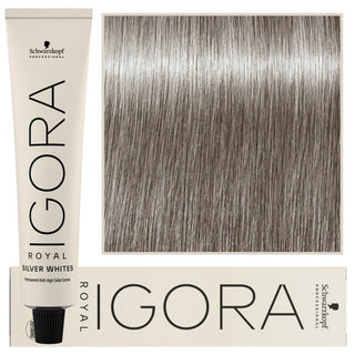 Schwarzkopf プロフェッショナル イゴラ シルバー ホワイト トーニング染毛剤 60 ml ダブ グレー