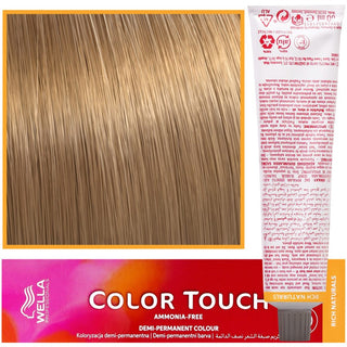 WELLA COLOR TOUCH Tinta para cabelo 60 ml 8/35 Loiro claro dourado mogno 