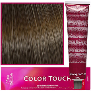 Tinte para el cabello WELLA COLOR TOUCH 60 ml 55/07 Castaño claro intenso Caoba suave (Moka) 