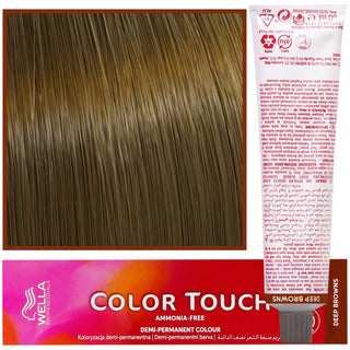 WELLA COLOR TOUCH Tinta para Cabelo 60 ml 7/71 Castanho-Loiro Médio Cinza 