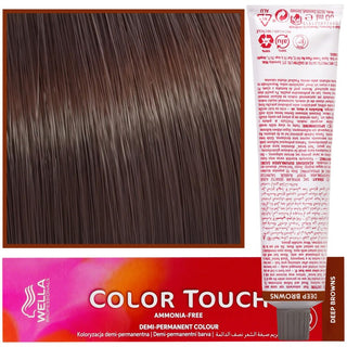 WELLA COLOR TOUCH Tinte para Cabello 60 ml 6/77 Rubio Oscuro Castaño Intenso 