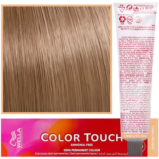 WELLA COLOR TOUCH Vopsea de păr 60 ml 8/05 Blond Deschis Mahon Natural 