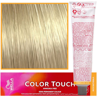Coloration pour cheveux WELLA COLOR TOUCH 60 ml 10/1 Blond cendré très clair 