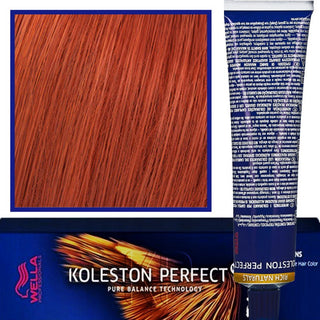 Wella Koleston Perfect Me Βαφή Μαλλιών 60ml 77/43 Έντονο Μεσαίο Ξανθό Κόκκινο Χρυσό 