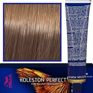 Wella Koleston Perfect Me Βαφή Μαλλιών 60ml 7/38 Μεσαίο Ξανθό Χρυσό Πέρλα 