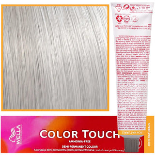 WELLA COLOR TOUCH Tinta para Cabelo 60 ml 9/86 Louro Claro Perolado Violeta 