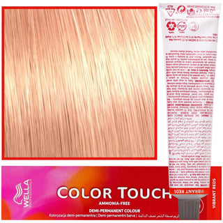 Tinte para el cabello WELLA COLOR TOUCH 60 ml 10/34 rubio clarísimo rojo dorado 