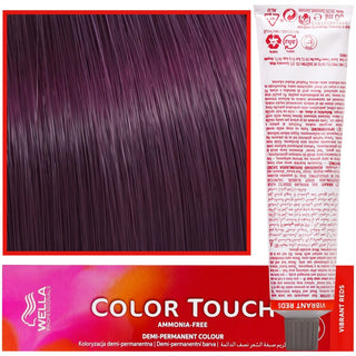 WELLA COLOR TOUCH Tinte para Cabello 60 ml 55/65 Castaño Claro Intenso Violeta Caoba 