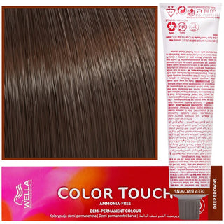WELLA COLOR TOUCH Tinte para Cabello 60 ml 6/73 Rubio Oscuro Castaño Dorado 
