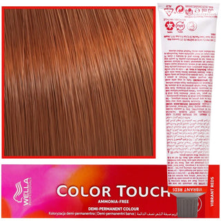 WELLA COLOR TOUCH Tinte para Cabello 60 ml 8/43 Rubio Claro Cobre Dorado 