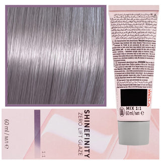 Wella Shinefinity Zero Lift Glaze Tinta para Cabelo 60ml 07/81 | Louro Cinza Pérola Médio 