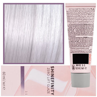 Wella Shinefinity Zero Lift Glaze Tinta para Cabelo 60ml 09/81 | Louro Cinza Pérola Muito Claro 