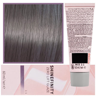 Wella Shinefinity Zero Lift Glaze Tinta para Cabelo 60ml 04/12 | Castanho Cinza Médio Opaco 