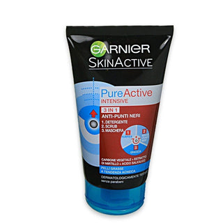 Garnier Skin Nat. Pure Active Intensive 3В1 Против Черных Точек 150 Мл 