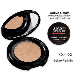 Arval Diamond Eye Shadow N.02 Beige Perlato — Ombretto