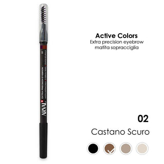 Arval Extra Precision Eyebrow N. 02 - Brun Foncé Crayon Sourcils - Bois 