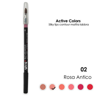 Arval Silky Lips Contour N. 02 Rosa Antico — Matita labbra