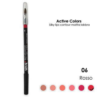 Arval Silky Lips Contour N. 06 Rosso — Matita per labbra