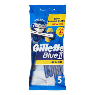 Gillette Blue Ii Slalom 5 Pieces 