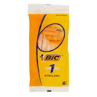 Bic Enkeltbladet barbermaskine Pochettes 6 stk 